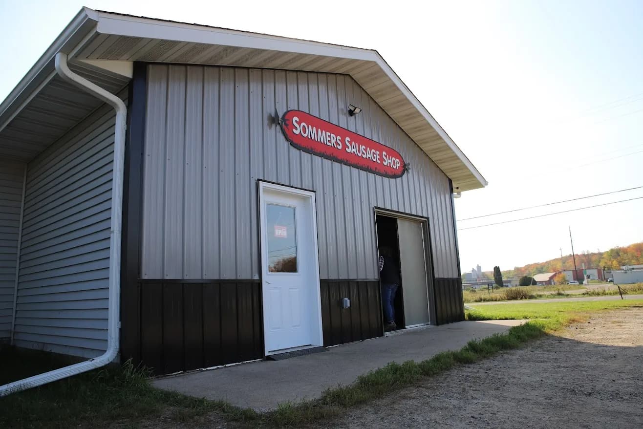 Sommers Sausage Shop building in Crystal Falls